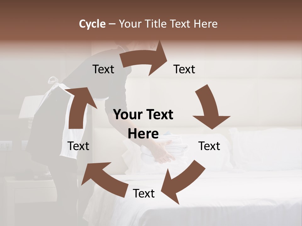 Copy Space View Brown PowerPoint Template