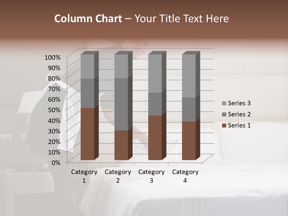 Copy Space View Brown PowerPoint Template
