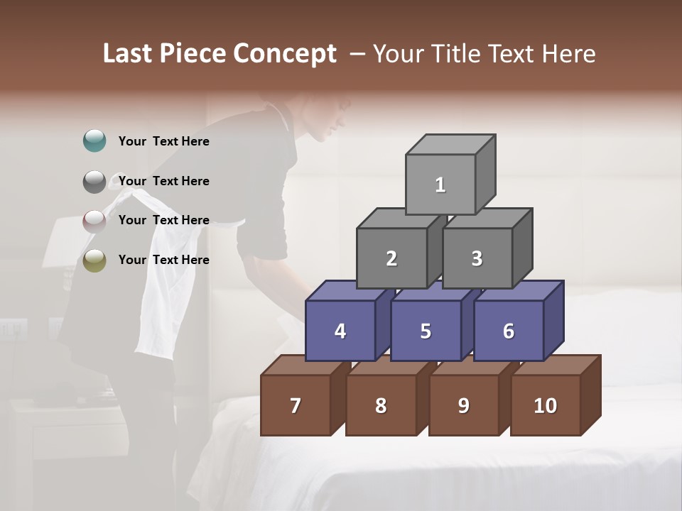 Copy Space View Brown PowerPoint Template