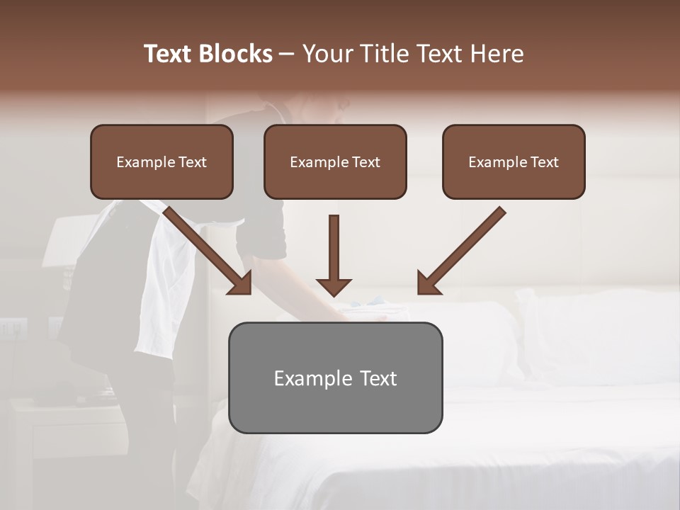 Copy Space View Brown PowerPoint Template