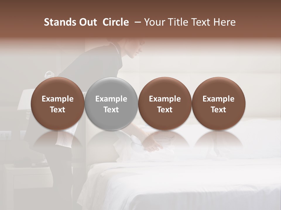 Copy Space View Brown PowerPoint Template