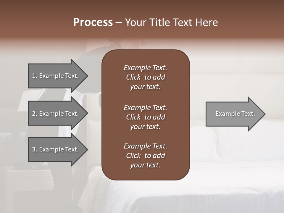 Copy Space View Brown PowerPoint Template