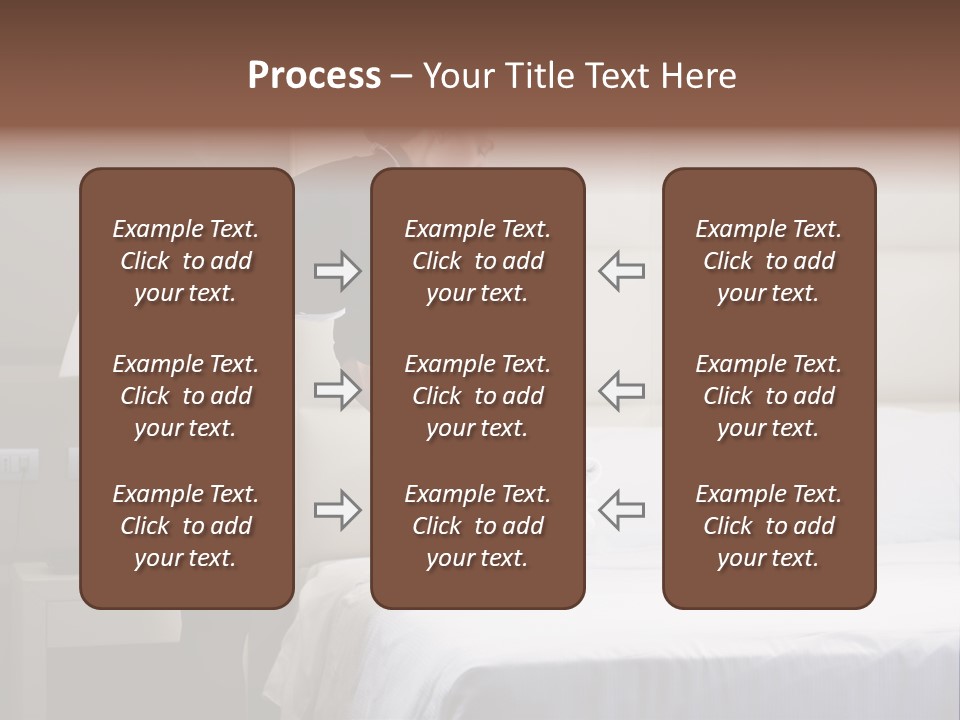 Copy Space View Brown PowerPoint Template