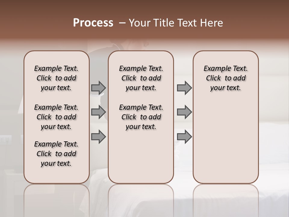 Copy Space View Brown PowerPoint Template