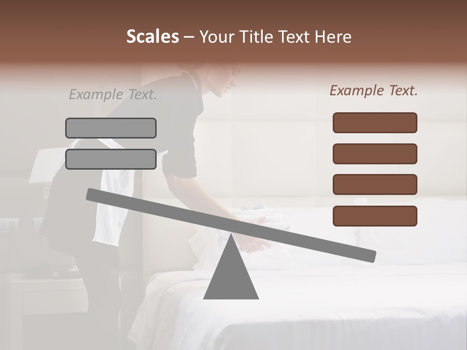 Copy Space View Brown PowerPoint Template