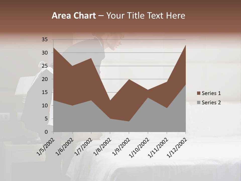 Copy Space View Brown PowerPoint Template