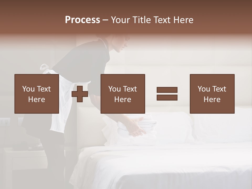 Copy Space View Brown PowerPoint Template