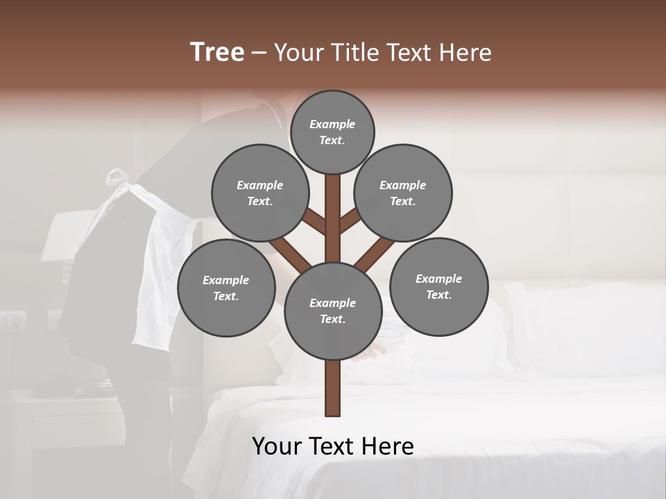 Copy Space View Brown PowerPoint Template
