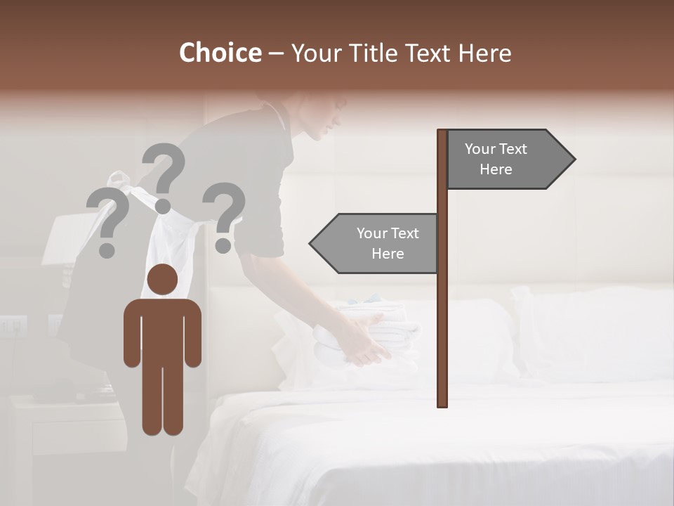 Copy Space View Brown PowerPoint Template