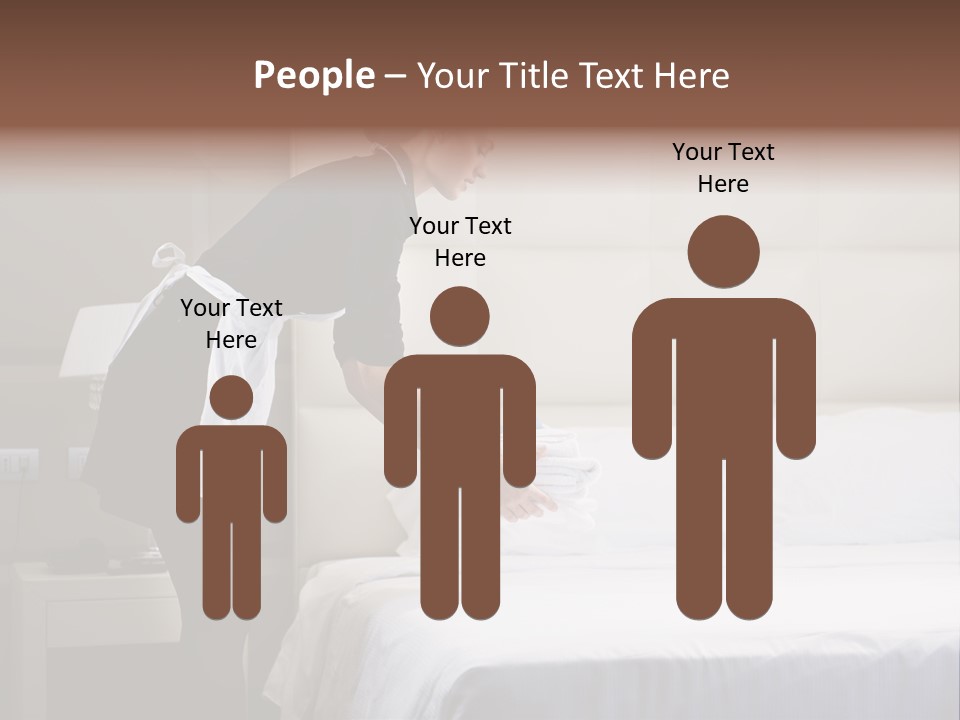 Copy Space View Brown PowerPoint Template