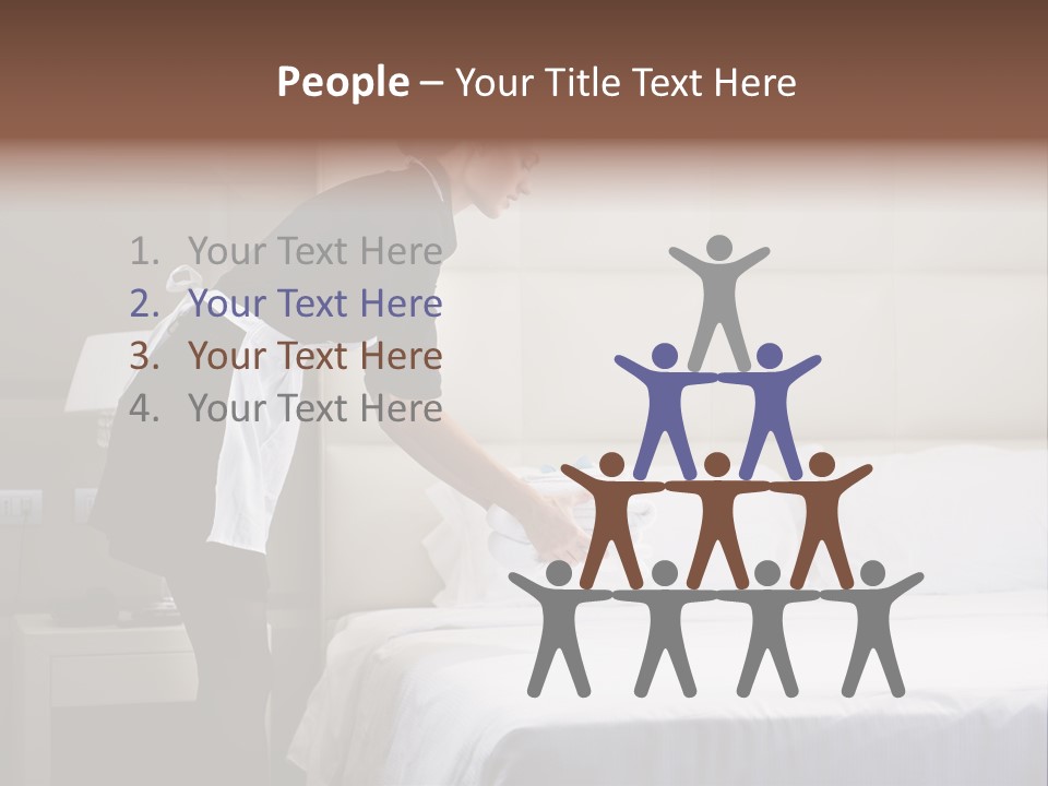 Copy Space View Brown PowerPoint Template