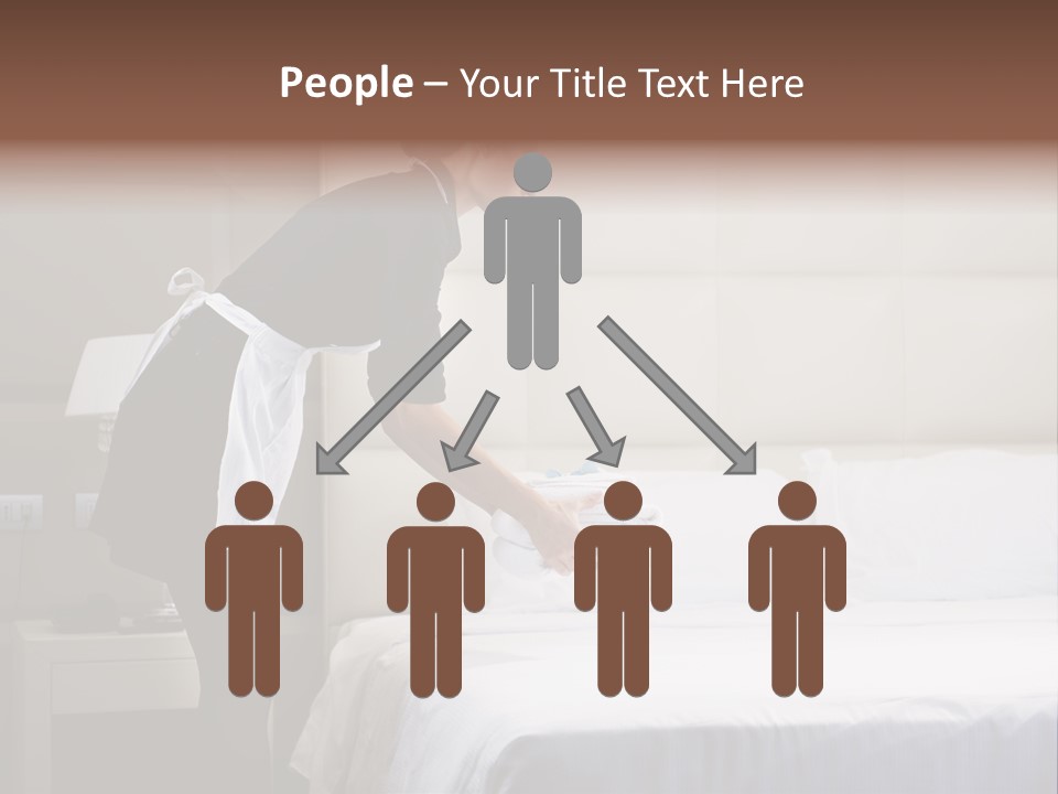 Copy Space View Brown PowerPoint Template