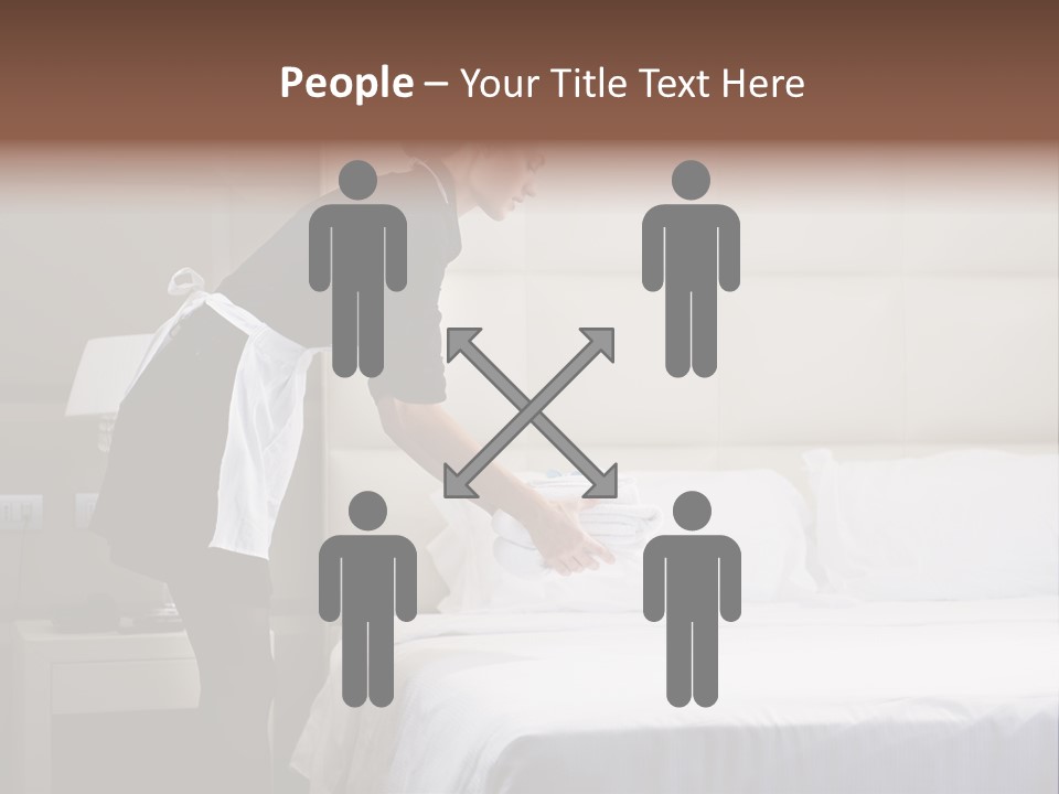 Copy Space View Brown PowerPoint Template