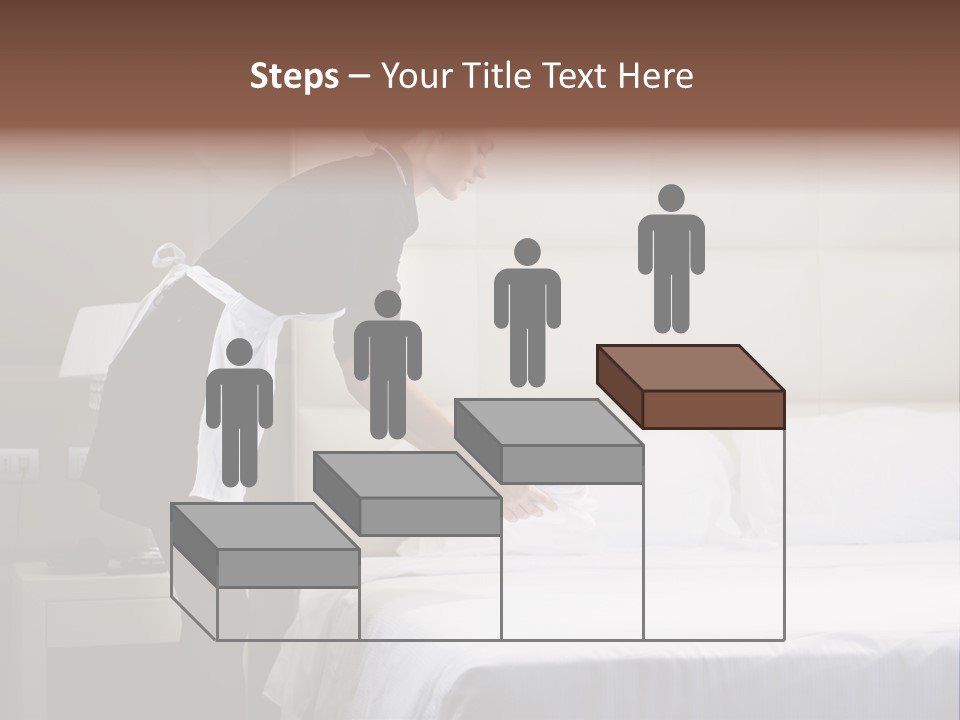 Copy Space View Brown PowerPoint Template