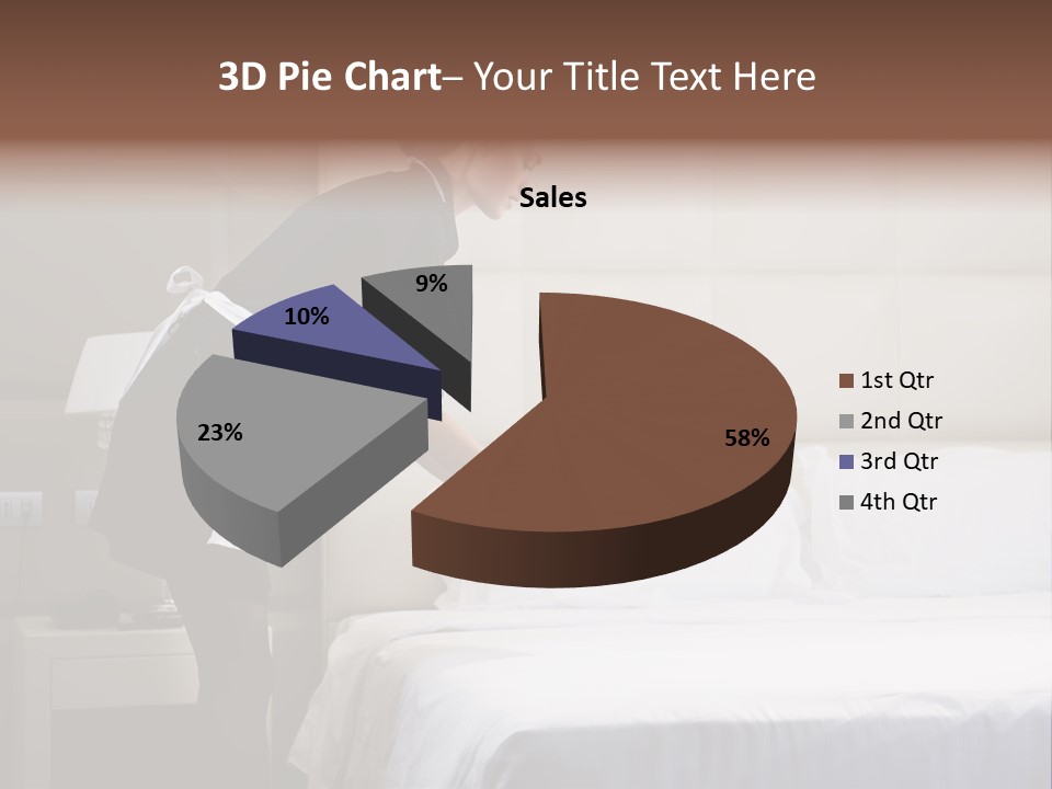 Copy Space View Brown PowerPoint Template