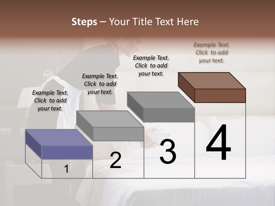 Copy Space View Brown PowerPoint Template