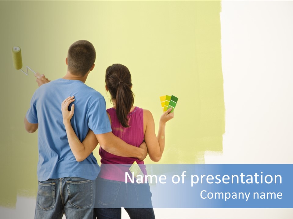 Sample Male Wall PowerPoint Template