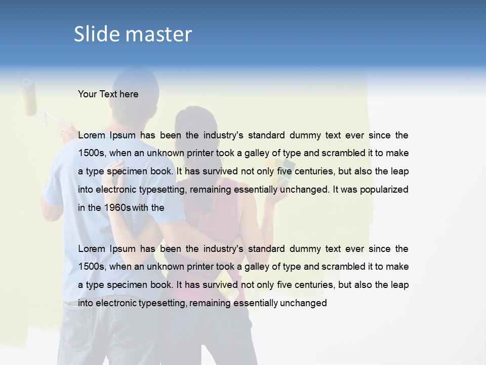 Sample Male Wall PowerPoint Template