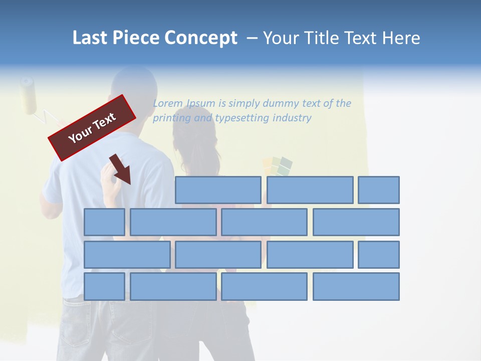 Sample Male Wall PowerPoint Template