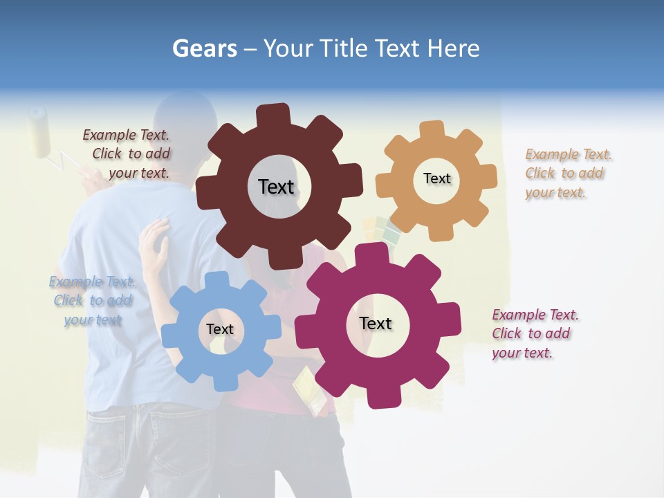 Sample Male Wall PowerPoint Template