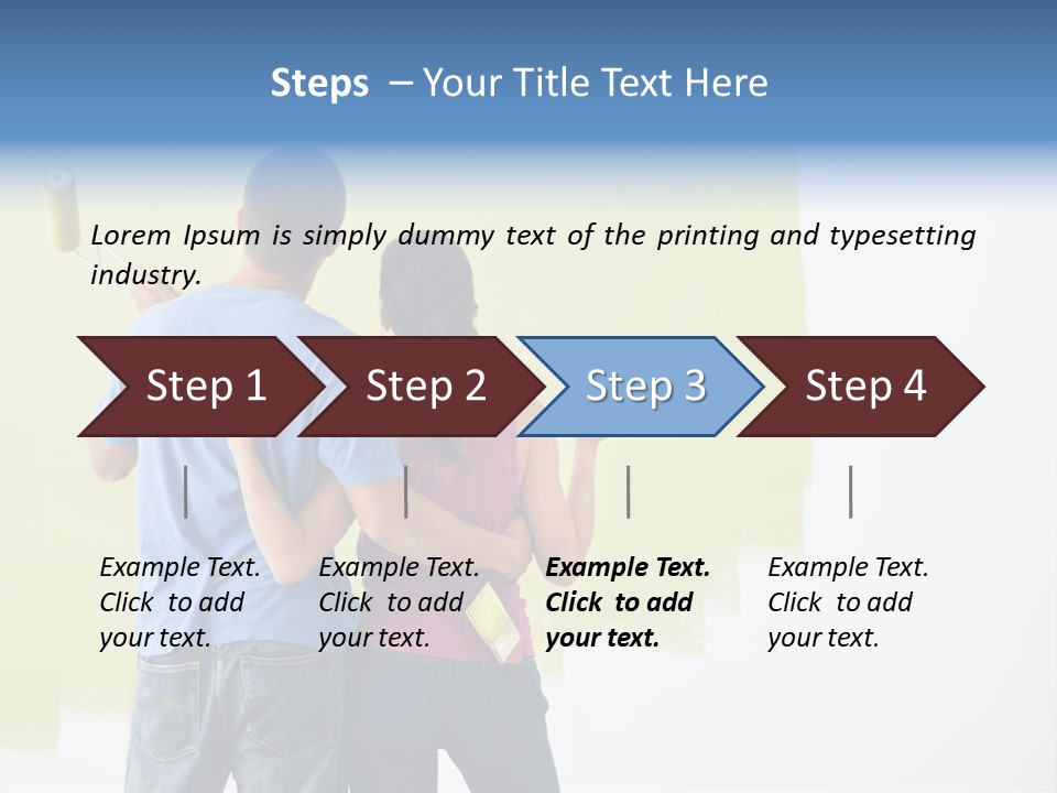 Sample Male Wall PowerPoint Template