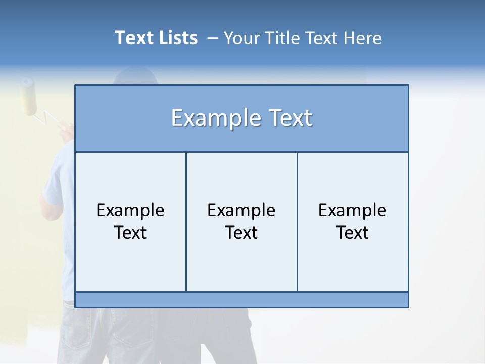 Sample Male Wall PowerPoint Template