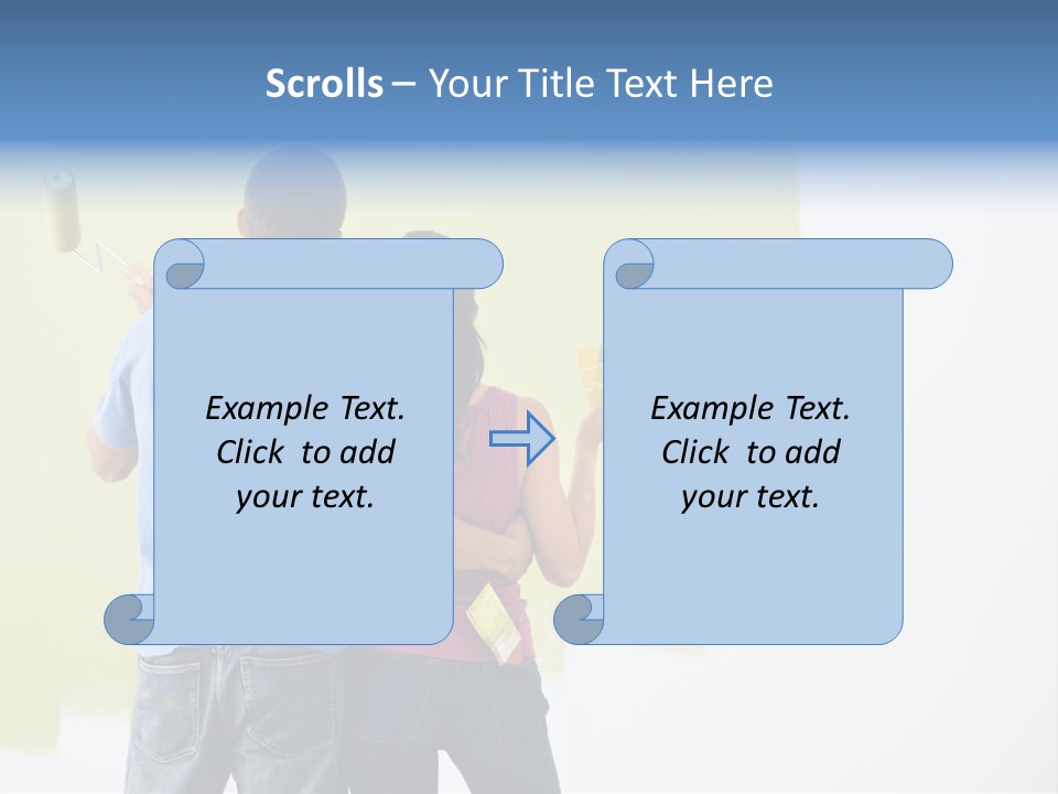Sample Male Wall PowerPoint Template