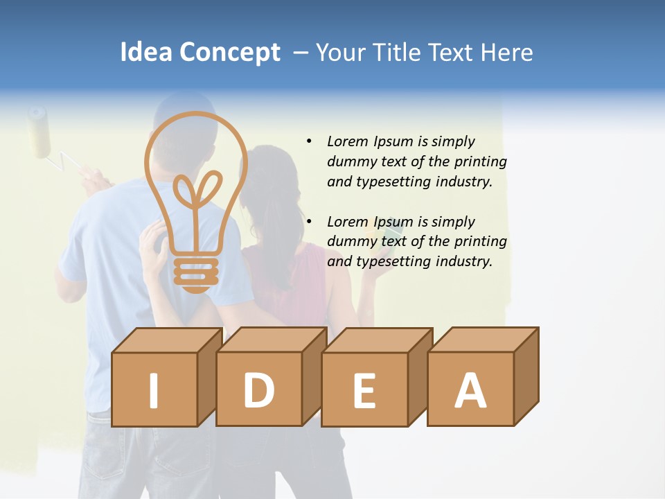 Sample Male Wall PowerPoint Template