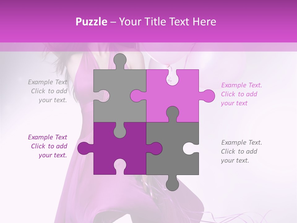 Nice Balloon People PowerPoint Template