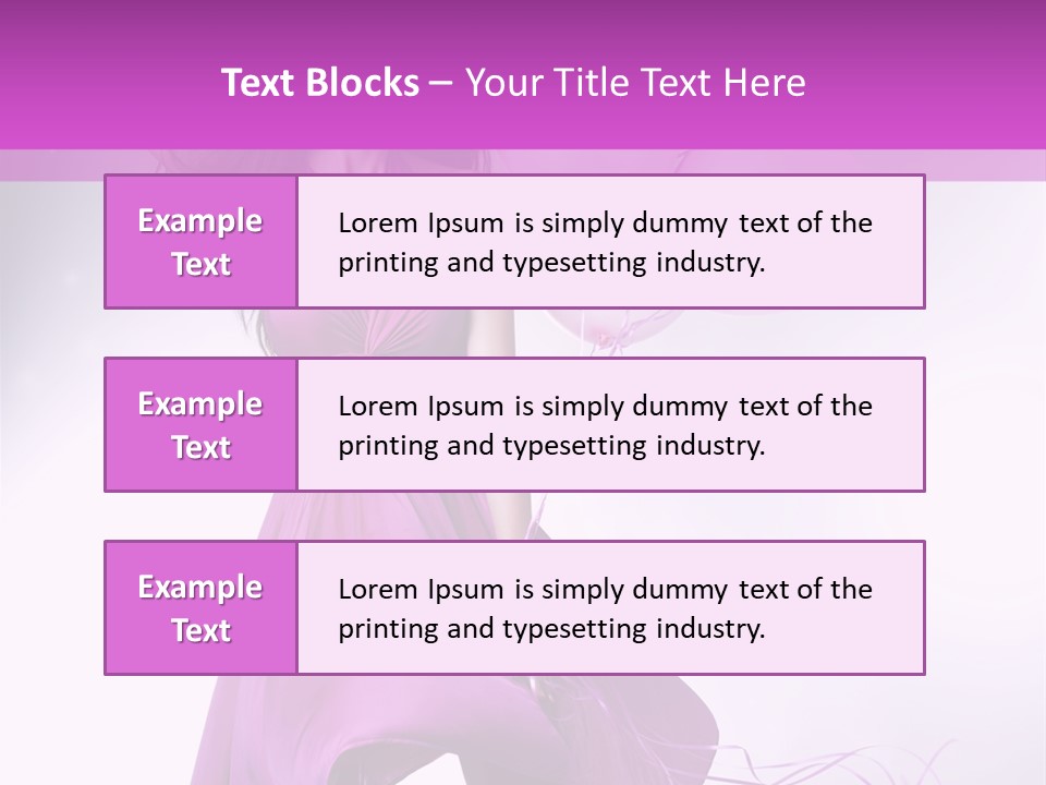 Nice Balloon People PowerPoint Template