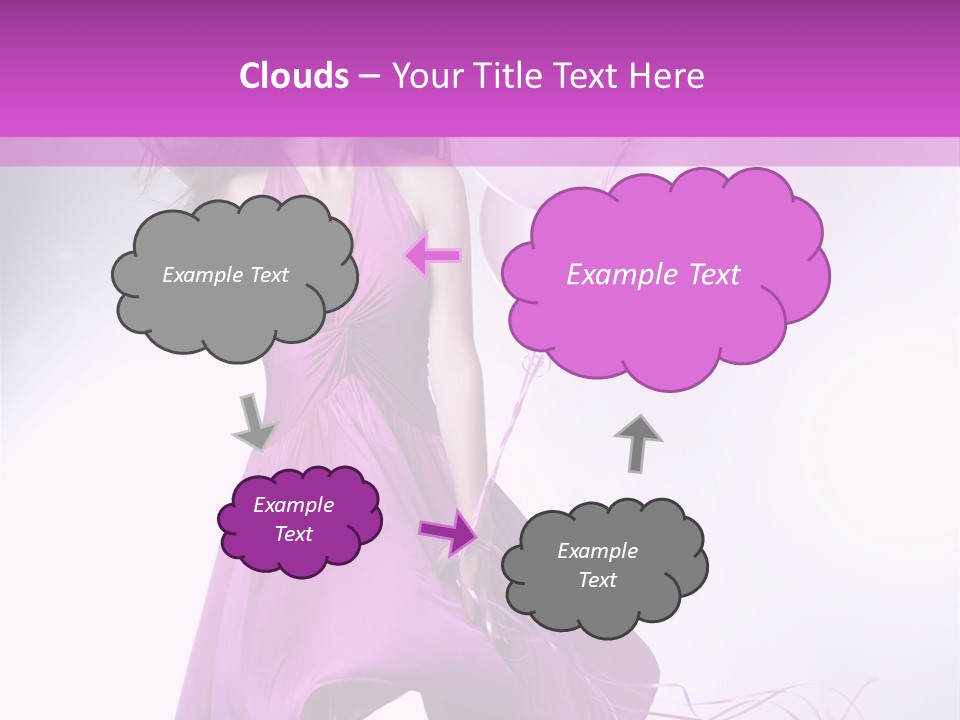 Nice Balloon People PowerPoint Template