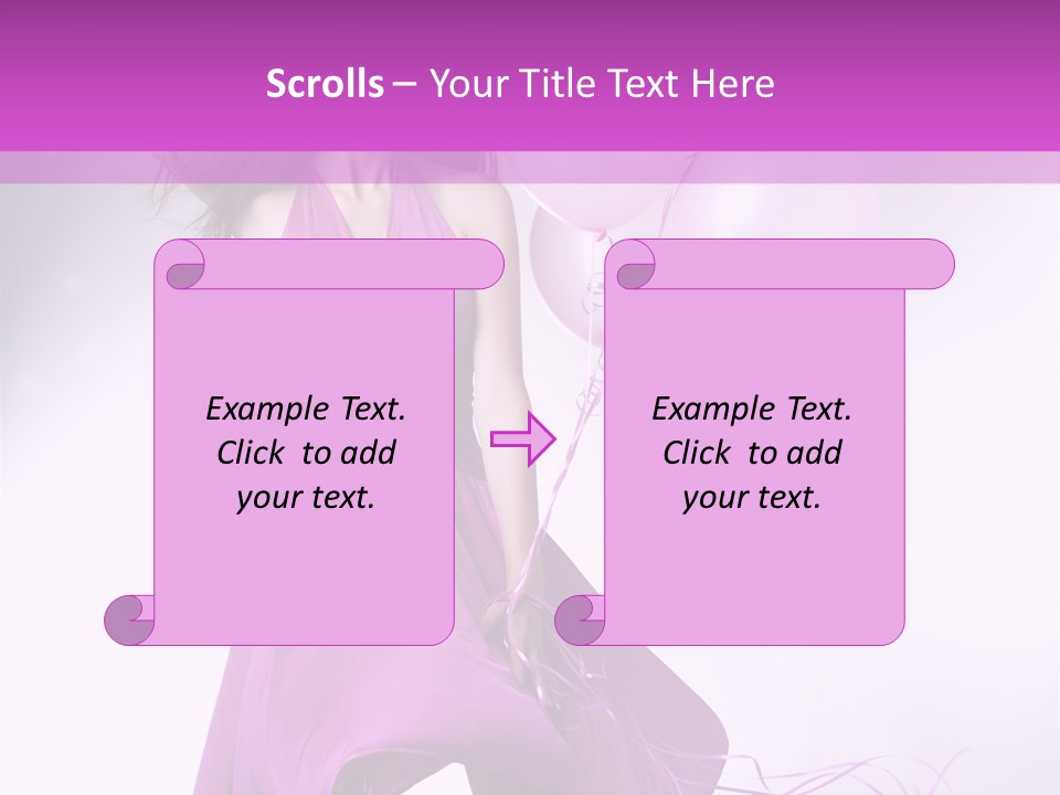 Nice Balloon People PowerPoint Template