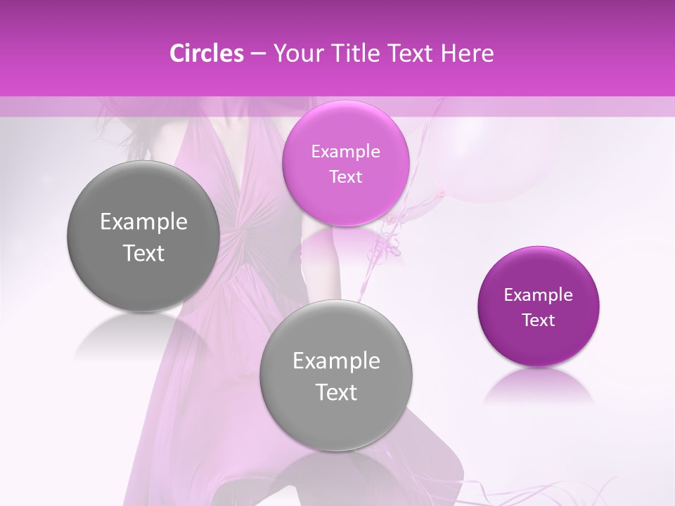 Nice Balloon People PowerPoint Template