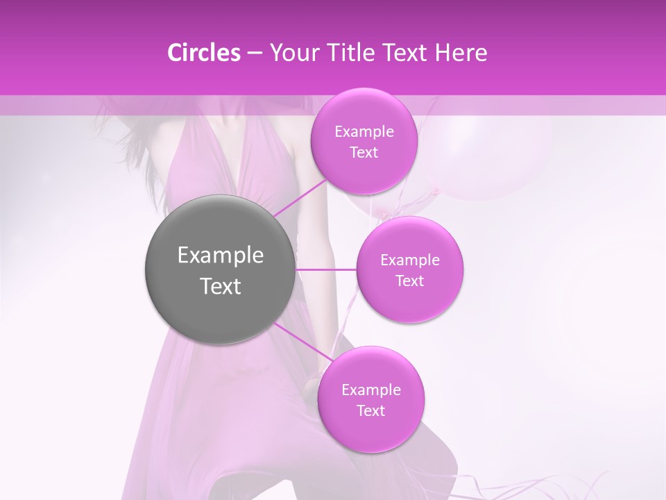 Nice Balloon People PowerPoint Template