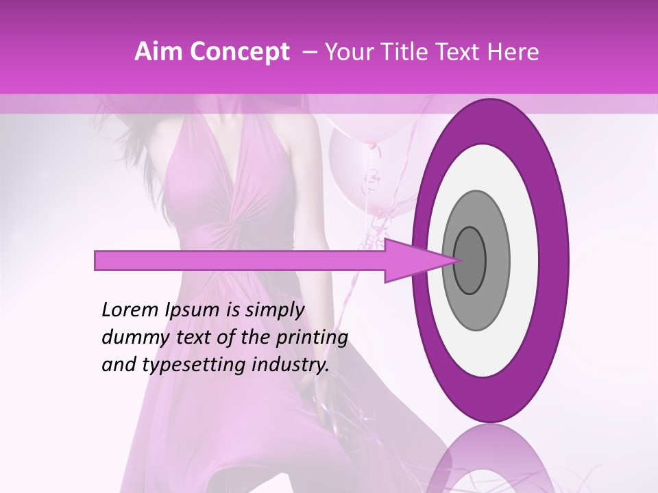 Nice Balloon People PowerPoint Template