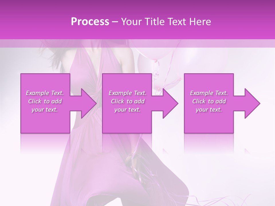 Nice Balloon People PowerPoint Template