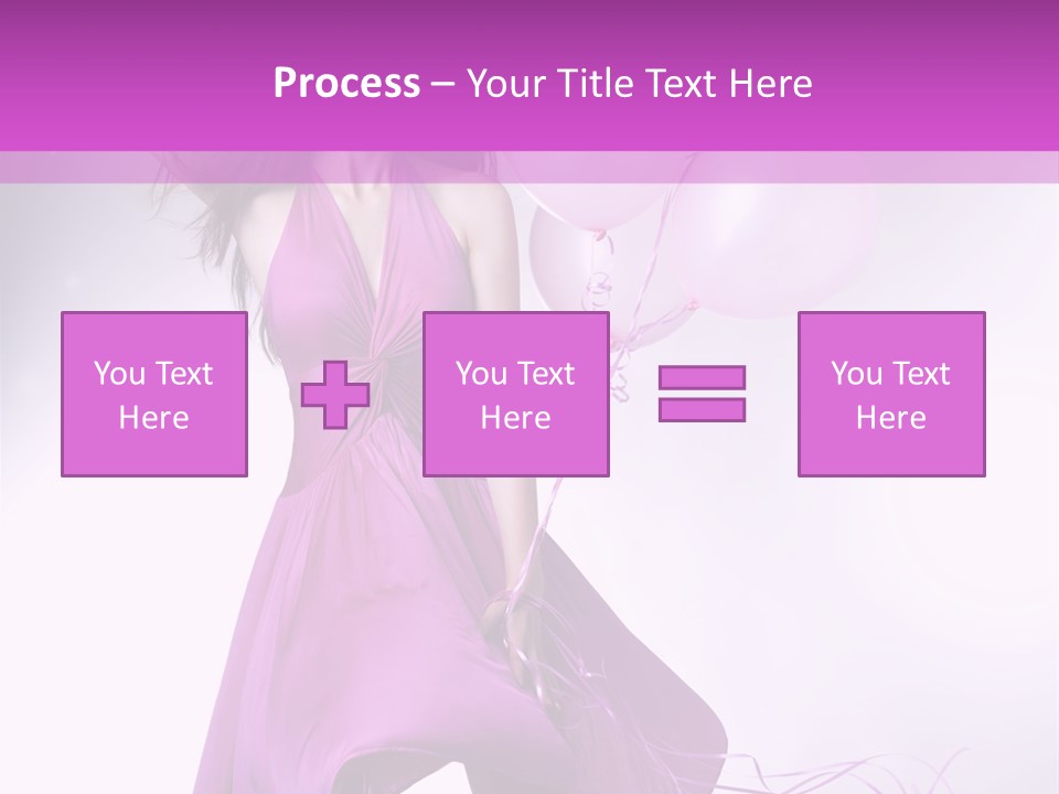 Nice Balloon People PowerPoint Template