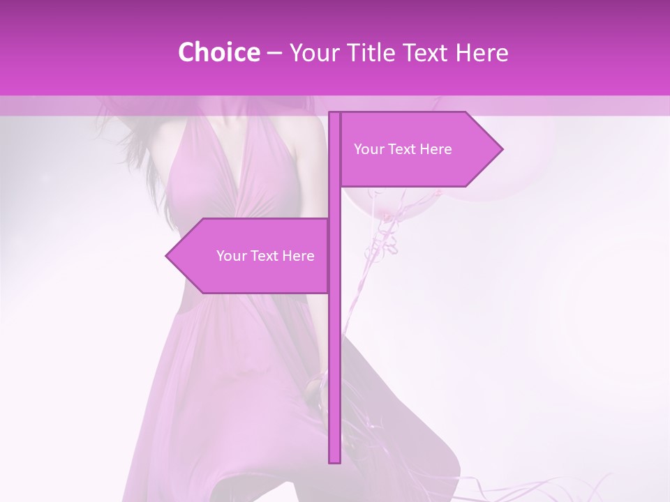 Nice Balloon People PowerPoint Template