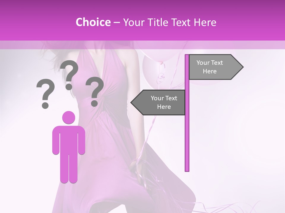 Nice Balloon People PowerPoint Template