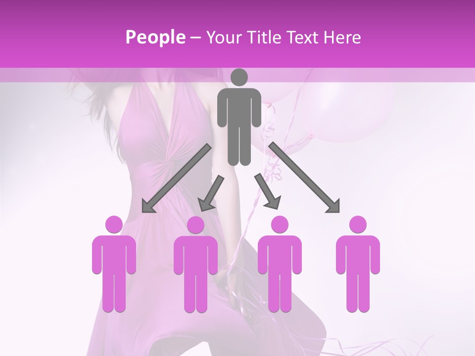 Nice Balloon People PowerPoint Template