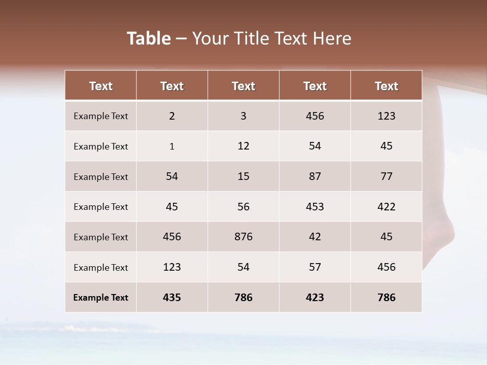 Row Group Care PowerPoint Template