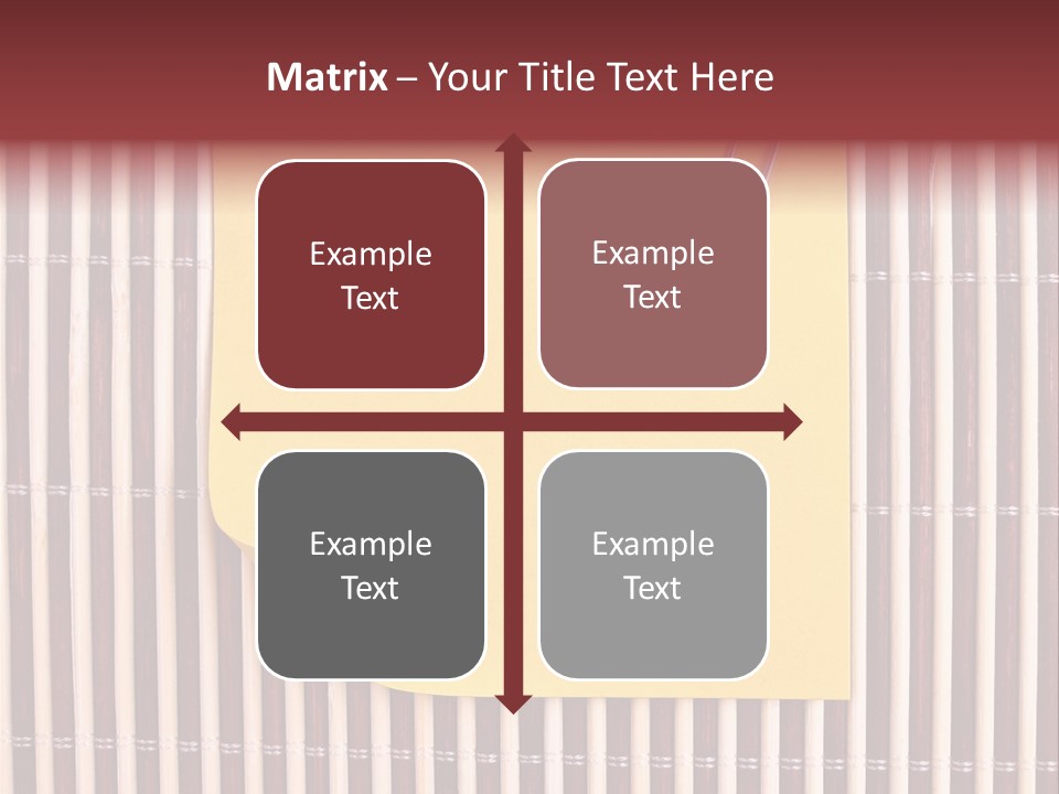 List Metal Yellow PowerPoint Template