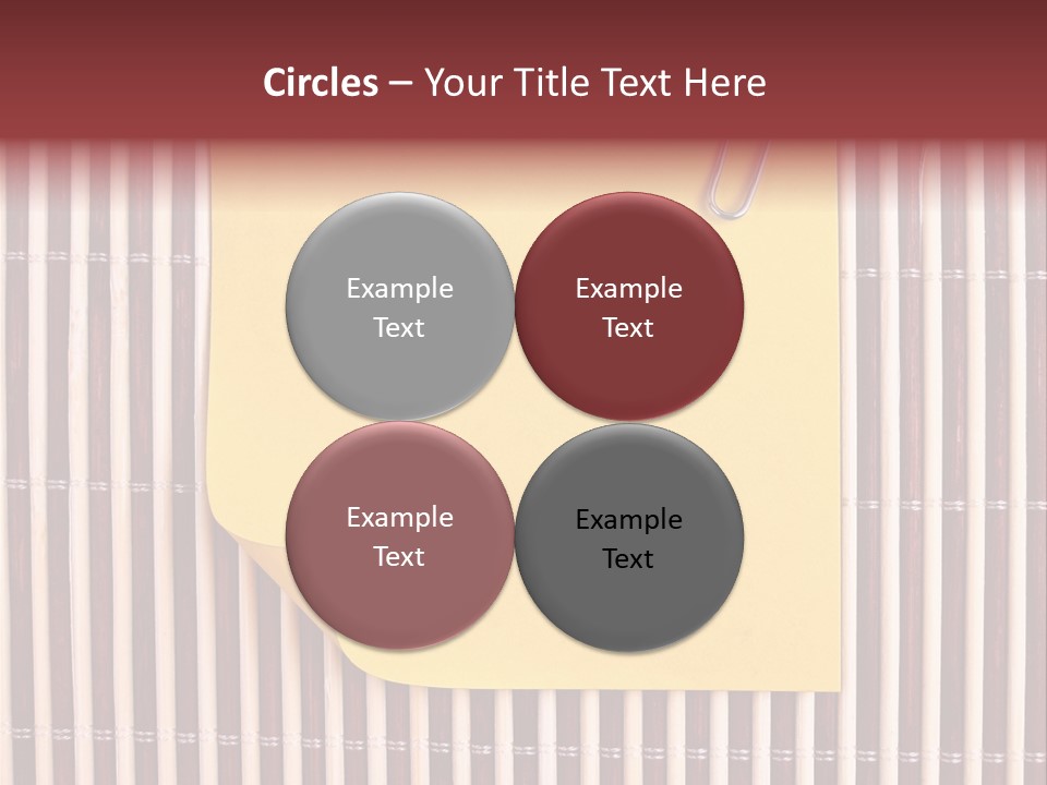 List Metal Yellow PowerPoint Template