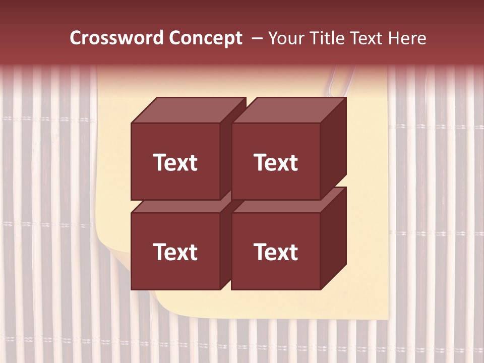 List Metal Yellow PowerPoint Template