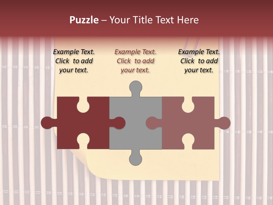 List Metal Yellow PowerPoint Template