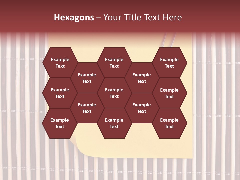 List Metal Yellow PowerPoint Template