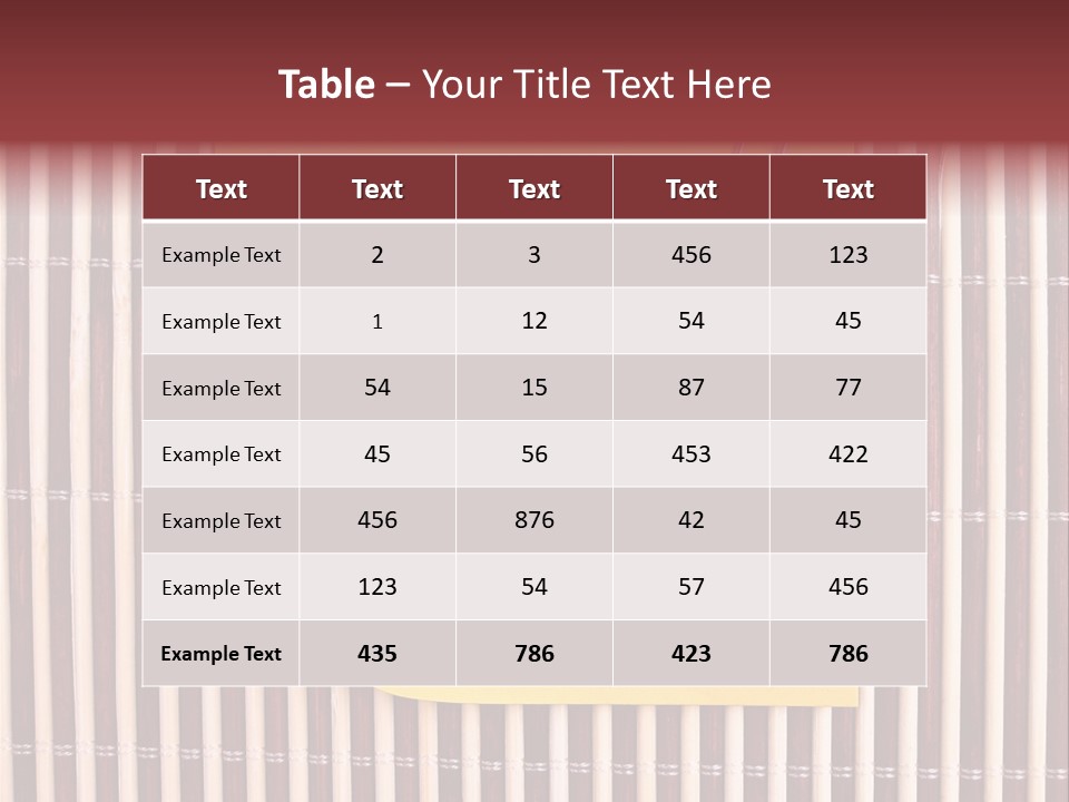 List Metal Yellow PowerPoint Template