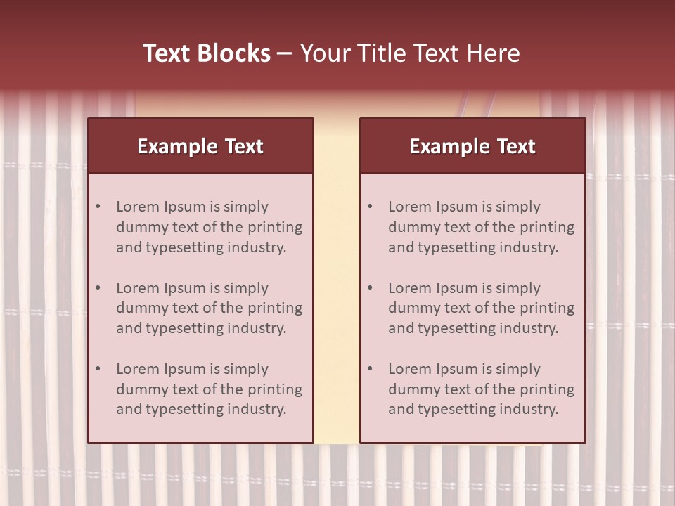 List Metal Yellow PowerPoint Template