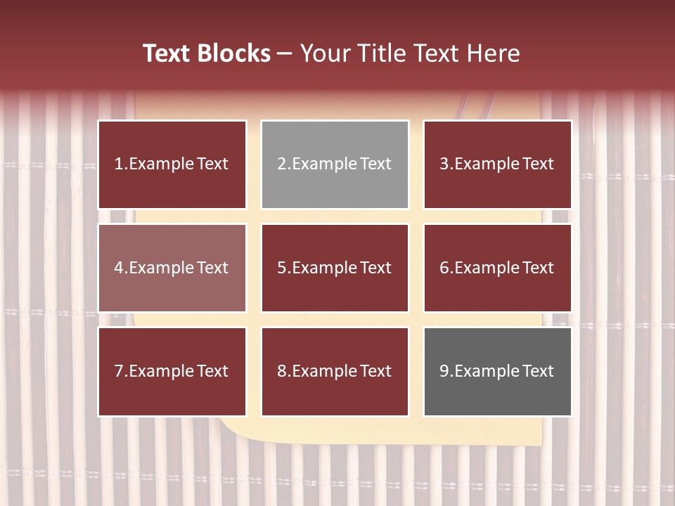List Metal Yellow PowerPoint Template