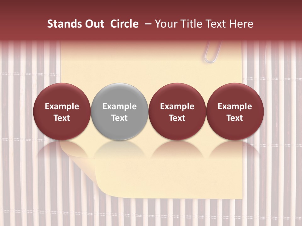 List Metal Yellow PowerPoint Template